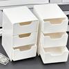 3-Tier Desktop Drawer Organizer, Mini Storage Box for Office Supplies, Jewelry, Cosmetics, Desk Accessories
