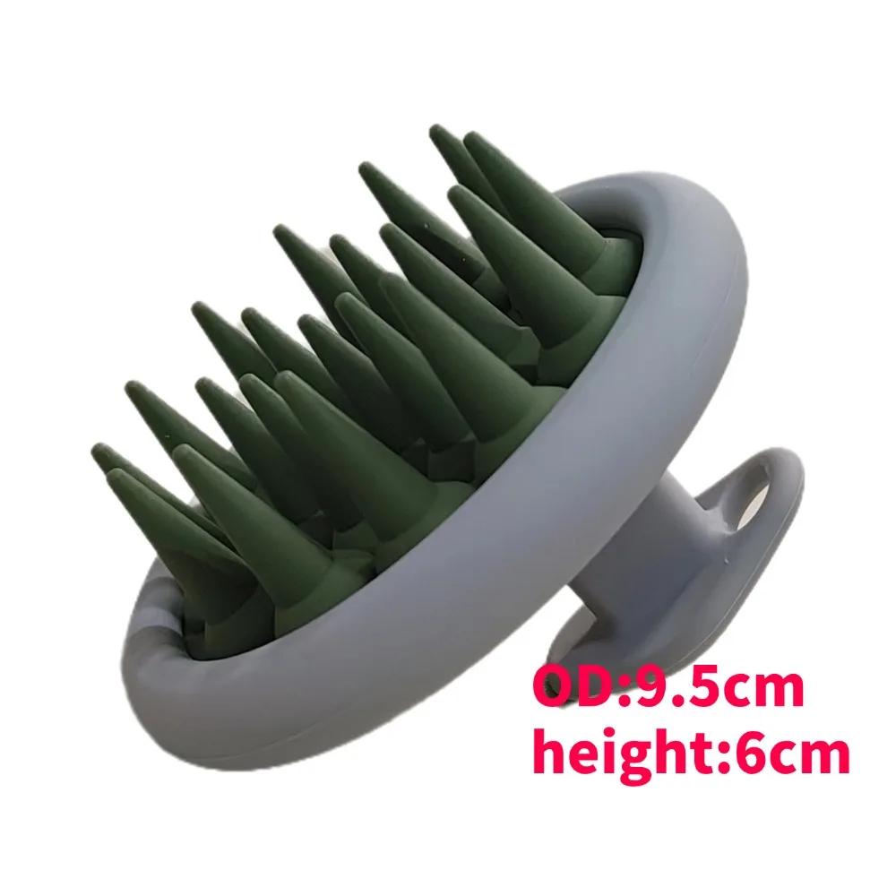Silicone Shampoo Brush Hair Massager body scrubber Head Scalp Massage Comb Body Massage scrubber Bath Salon Hairdressing Tools