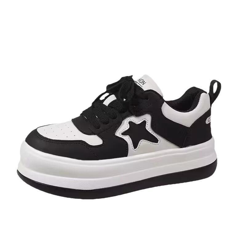 Летние туфли для девочек на толстой подошве белого цвета, новые повседневные спортивные туфли в стиле Гонконга, нишевый дизайн в американской стиле