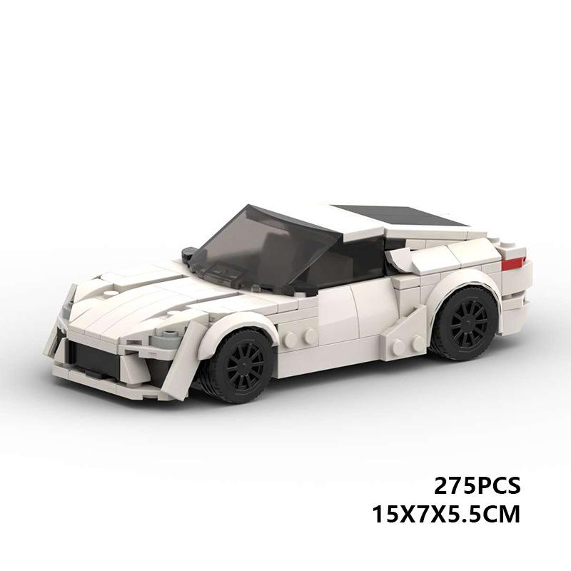 Креативный гоночный автомобиль MOC Кирпичи Мини-частицы Спортивный автомобиль Строительные блоки DIY Головоломка Подарок для Детей Взрослых