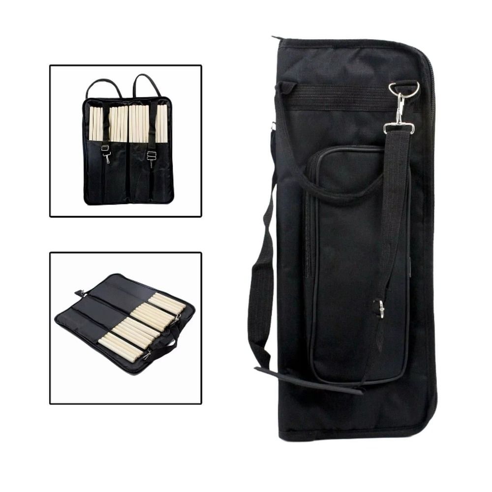 Oxford Cloth Drumstick Storage Bag Big Capacity Percussion Sticks Bag Percussion Instrument