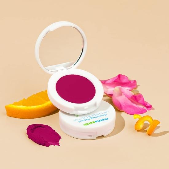 Mamaearth Питательный натуральный тинт для губ и век с витамином С и розой - 03 Rose Pink - 4 г