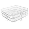 3PCS Fryer Rack Set 304 Stainless Steel Stackable Multi Layer Dehydrator Rack 8 Inch Fryer Accessories