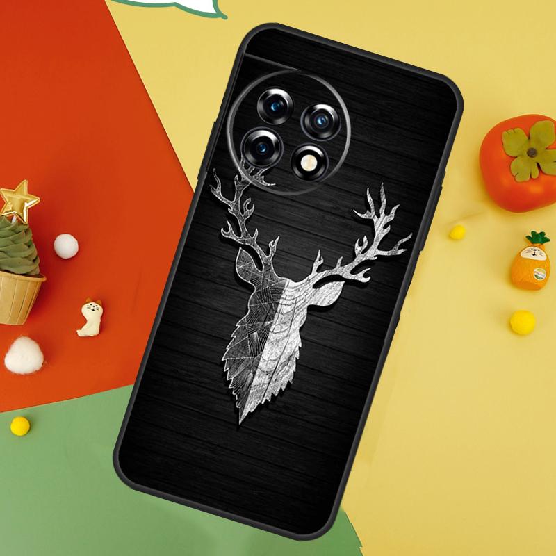 Задняя крышка с оленем для OnePlus 15 13R 13 13T 12 12R 11 10 10T 8T Nord CE 5 2 3 4 Lite N20 N30