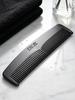 DIOR Fine‑tooth Pocket Hair Comb Portable Anti‑static Hair Styling Comb With Leather Storage Pouch Travel‑size Hairdressing Tool