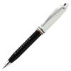 Шариковая ручка AURORA Epsilon Juventus Satin Black White Cap CT B35-JWN