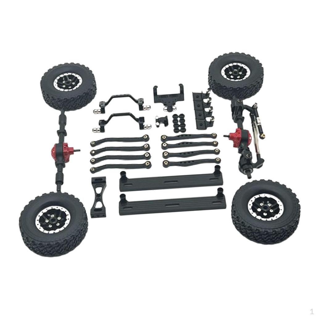 Комплект модернизации RC 1/16, передняя и задняя стойка амортизатора, запасная часть, ступица колеса, шина для C64