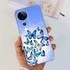 Flower Butterfly Women Fashion Back Cover For Vivo S19 Pro 5G V2362A Phone Funda Transparent Soft TPU Slim Silicone Bumper Etui
