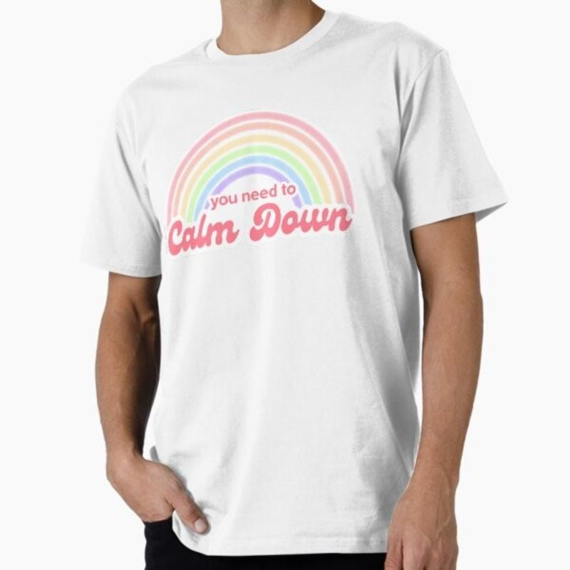 Vintage You Need To Calm Down T Shirt Made Usa Aus M 2xl