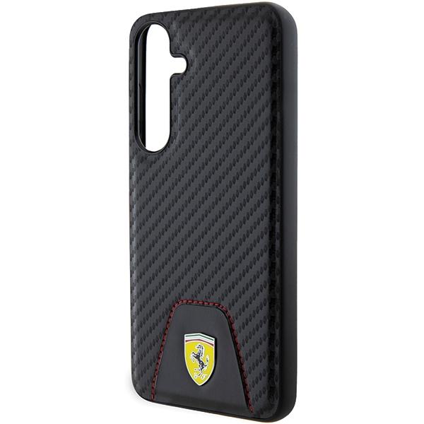 Ferrari Fehcs24Mn3Puk S24+ S926 Czarny/Black Hardcase Carbon Stitched Bottom
