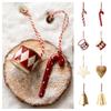 Cartoon Cane Drum Christmas Hanging Decoration Multicolor Drop Ornaments Embellishment Festival