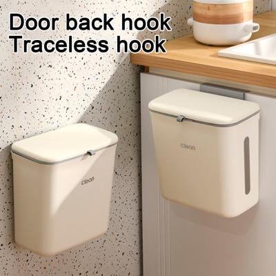 Кухонный подвесной мусорный бак на 12 л с крышкой. Настенный мусорный бак под раковиной. Корзина для мусора. Два отделения. Корзина для мусора на столешнице. Комната отдыха для дома на колесах. Офис.