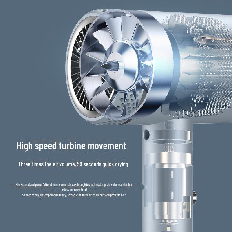 High-Speed Blue Light Hair Dryer - Ideal for Home, Hotel, & Salon with Constant Temperature & High Power