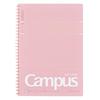 KOKUYO Campus Soft Ring Medium Horizontal Purchase Set of 10 Notebook, Ruled, Dotted, Cutoff, B5, Pink, S-S111BT-P [Bulk Books]