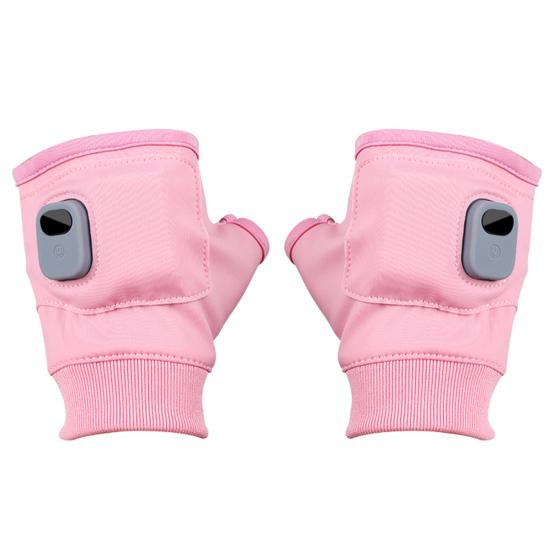 Беспалые перчатки с подогревом для женщин и мужчин, перезаряжаемые электрические перчатки с сенсорным экраном и цифровым дисплеем, перчатки для согревания рук для работы в холодную погоду, охоты