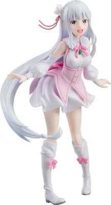 POP UP PARADE: Жизнь в другом мире из Zero Эмилия Memory Snow Ver. Полная фигурка, окрашенная в пластик, без масштаба