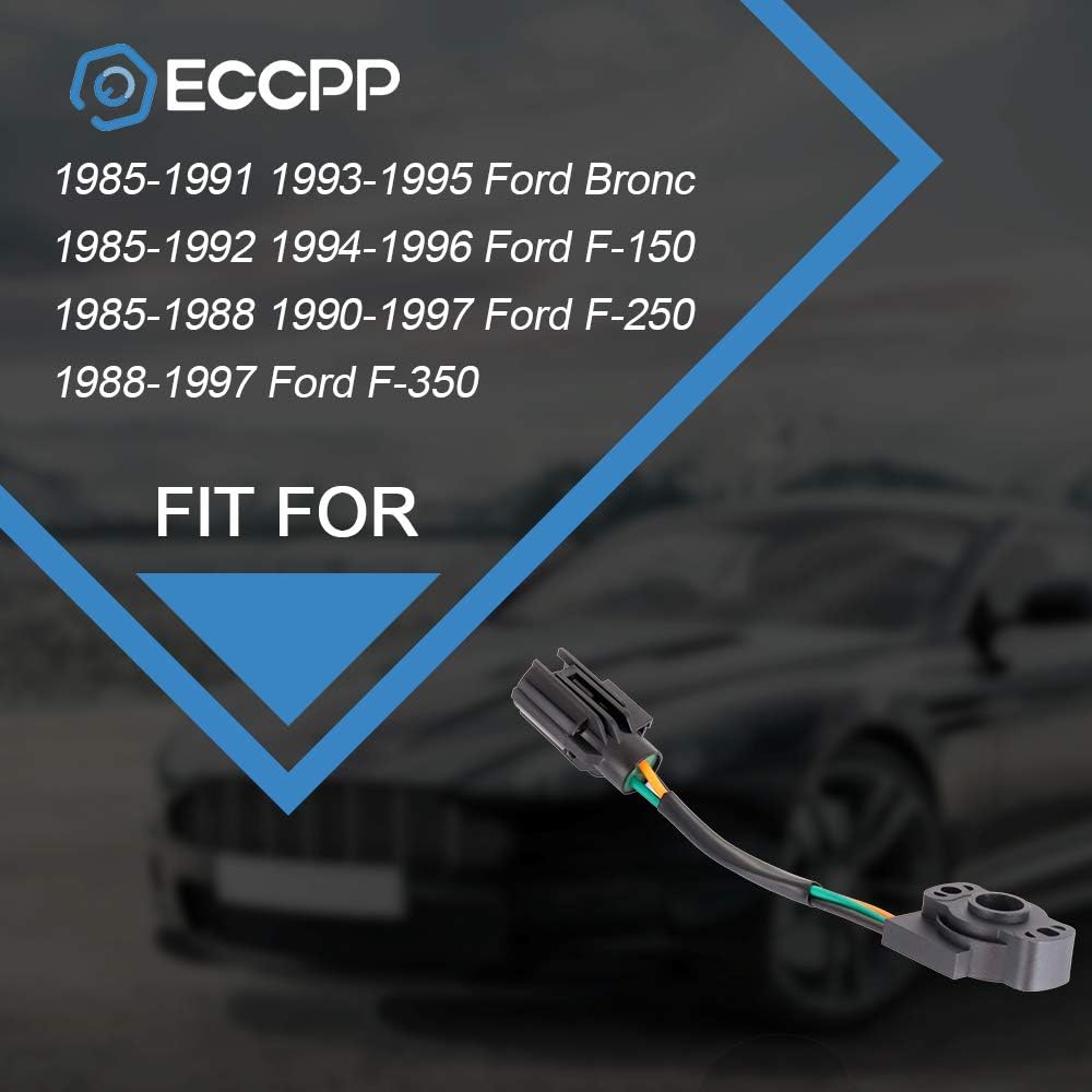 ECCPP Throttle Position Sensor TPS - Fit for Ford Bronco, F-150, F-250, F-350, E-150, E-250, E-350 Econoline & Club Wagon - 12339051, 12339049