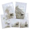 SS3-ss8 1440pcs Clear Crystal AB Gold 3D Non HotFix FlatBack Nail Art Rhinestones Decorations Shoes And Dancing Decoration
