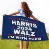 2024 Flag Walz 2024 Флаг Я с ними Флаг 3x5 Уличные двухсторонние флаги Настенный декор для класса 3x5 футов, Камала