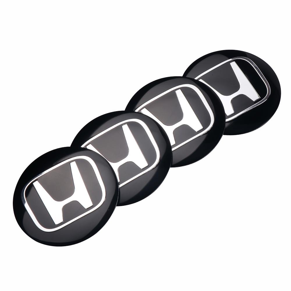 4pcs 56/60MM Car Wheel Center Hub Cap Stickers Tire Rim Covers Auto Accessories For Honda CIVIC Mugen Type R Type S Si RR XR-V