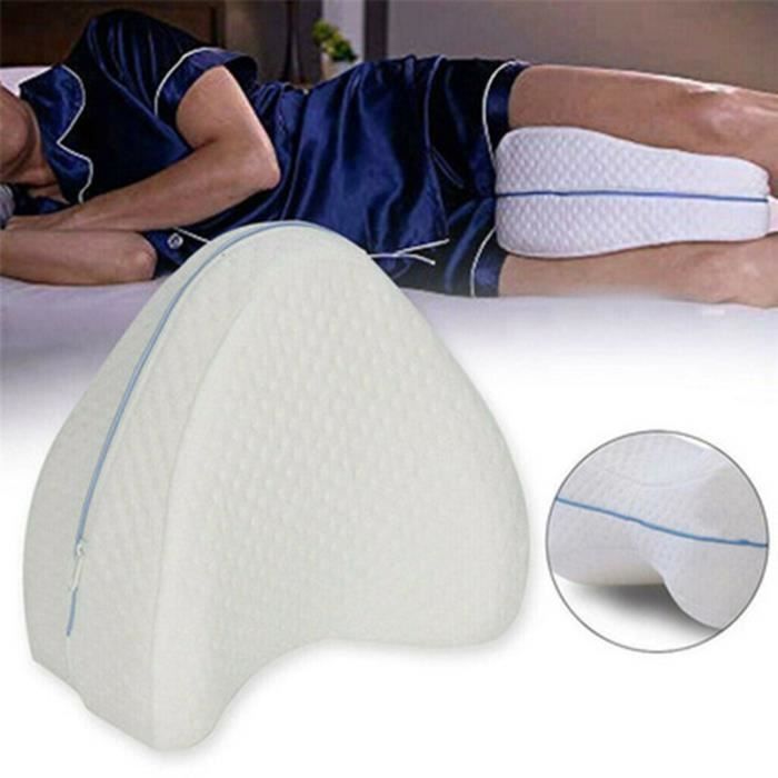 Genou Oreiller Mémoire Coton Mousse À Rebond Lent Femmes Enceintes Oreiller Côté Sommeil Pince Cuisse Jambe Coussin de Soutien