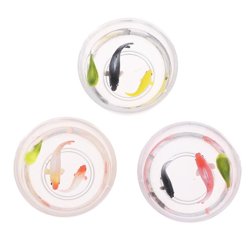 1:12 Dollhouse Miniature Fish Tank Bowl Aquarium Doll House Home Decor Toy
