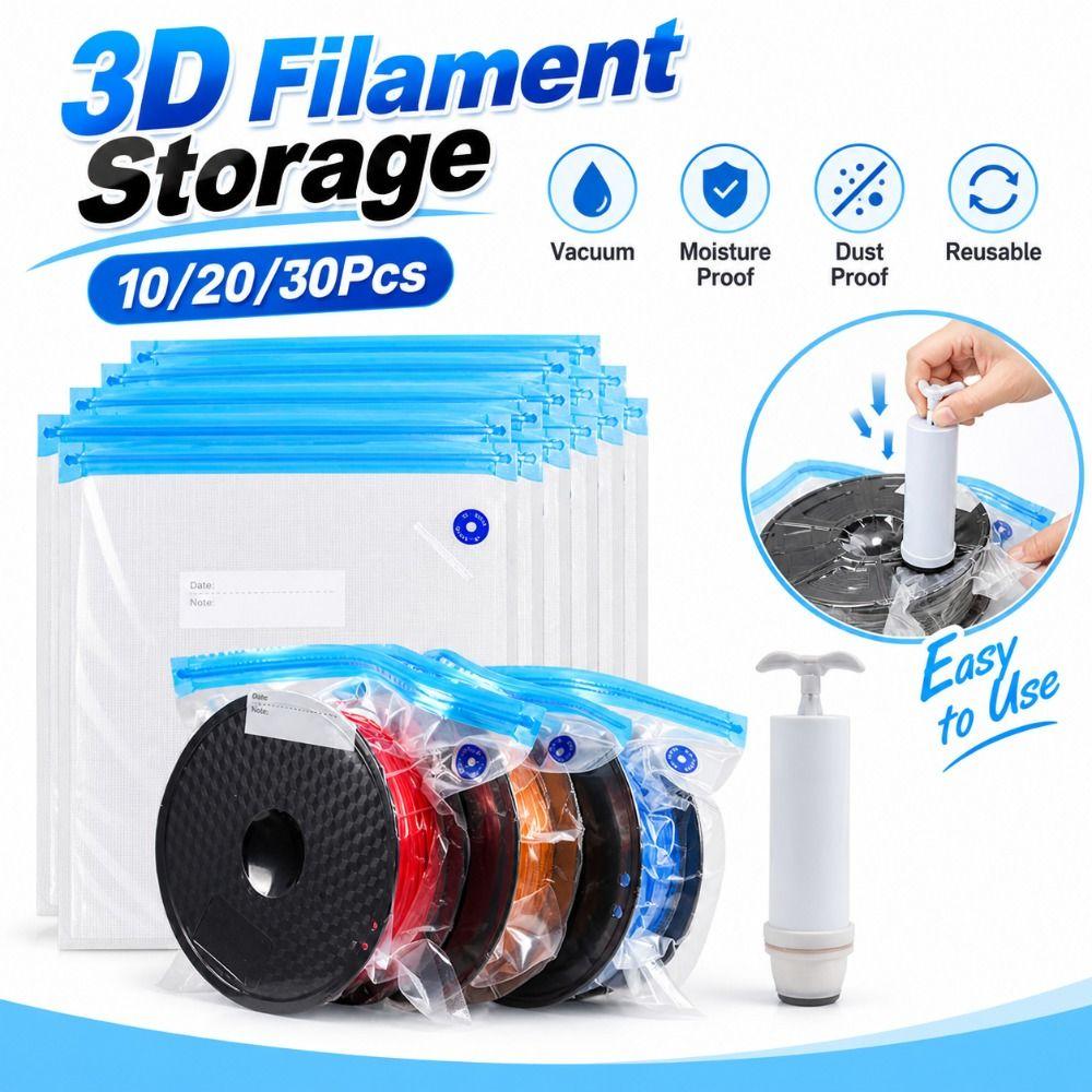 Reusable 3D Printing Material Bags 3D Filament Storage  Printer Material Organization