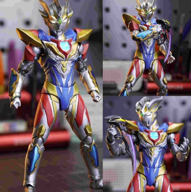 Золотая Ultimate Zero Mecha шарнирная кукла - Модель Сияющее Сияние Игрушка для мальчиков Подарок