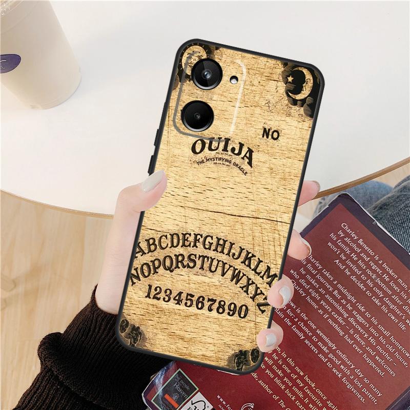 Ouija Board Case For Realme C61 C67 C53 C55 C75 C51 C21Y C25S GT 6 6T 5 GT7 Pro 10 11 12 13 14 Pro Plus
