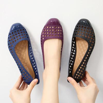 Новые сандалии, женские дышащие нескользящие повседневные туфли с мягкой подошвой, рабочая обувь на мелкой танкетке, сандалии на танкетке