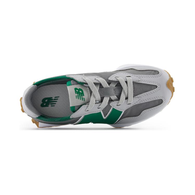 New Balance Nb 327 Удобные Простые Прочные Дышащие Низкие Детские Повседневные Кроссовки Детские Повседневные Кроссовки Серо-Зеленые PH327KD