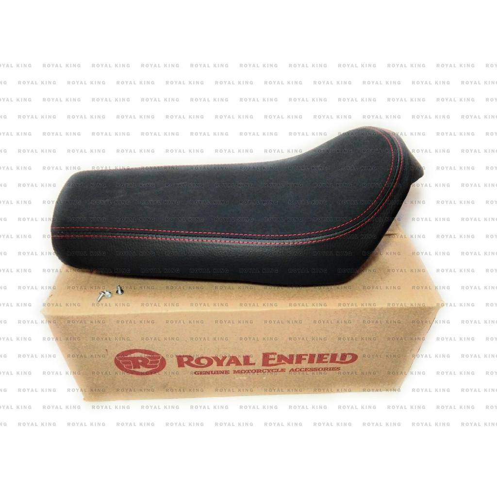 Royal Enfield Touring Premium Rider Seat With Blue Cowl For Interceptor 650