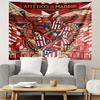 Atletico de Madrid Print Tapestry, Lightweight Wall Hanging, for Bedroom, Dorm, Living Room, Home Art Decor, Birthday Christmas Gift for Friends