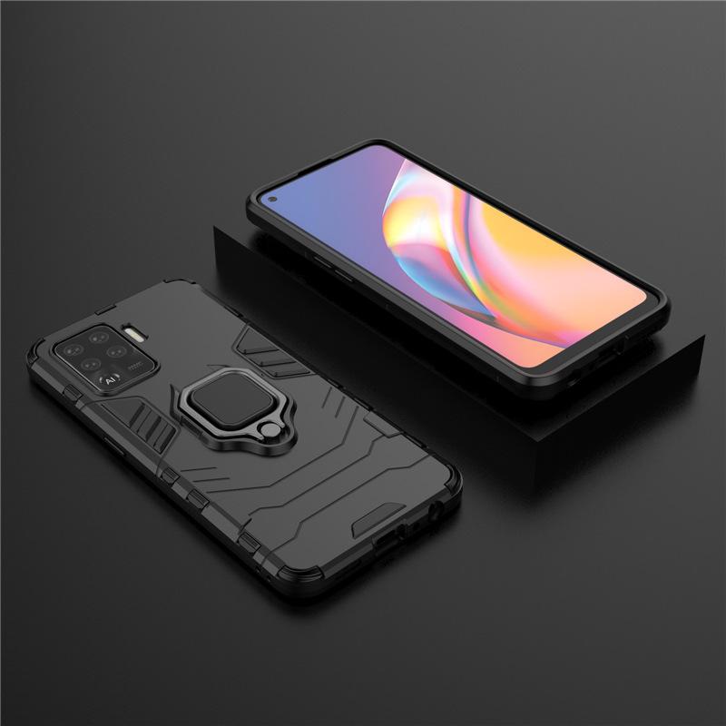 Совместимо с чехлом для телефона OPPO A94 Black Panther, A54 Creative A93 с полным покрытием, A16 со подставкой, A15 противоударный A55 защитный чехол