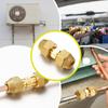 Copper Pipe Extension Joint Connector Pipe Coupling Adapter with Flare Nut Flare Fitting for Air Conditioning Refrigeration Tube