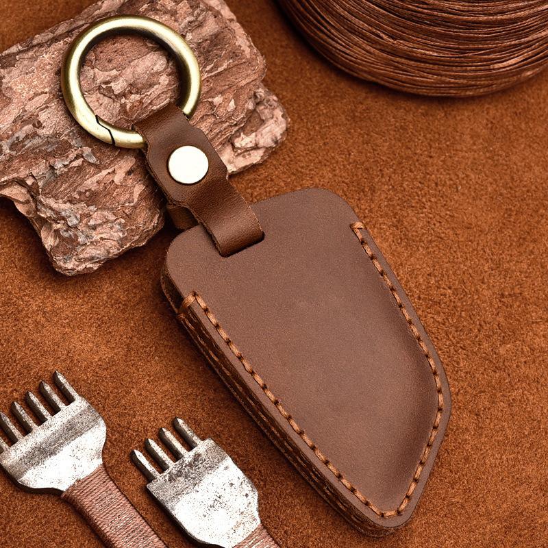 Leather Car Key Case Shell Bag for Bmw F20 G20 G30 X1 X3 X4 X5 G05 X6 X7 G11 F15 F16 G01 G02 F48 Accessories Car Key Case