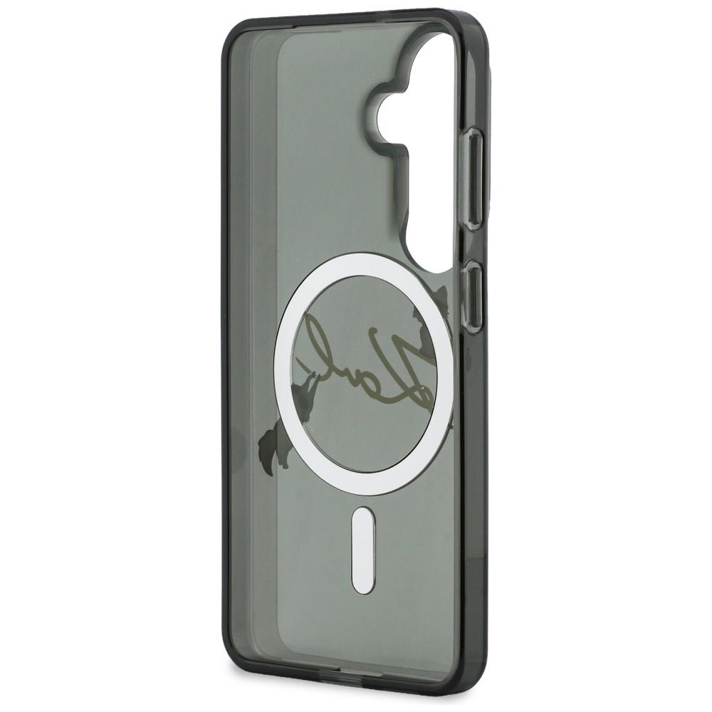 Karl Lagerfeld IML KC Script MagSafe Case for Samsung Galaxy S26 Black