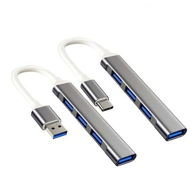 Новый USB 3.0 концентратор, 4 порта USB, высокоскоростной разветвитель Type C 5 Гбит/с для ПК, компьютерные аксессуары, многопортовый ХАБ, 4 порта USB 3.0 2.0