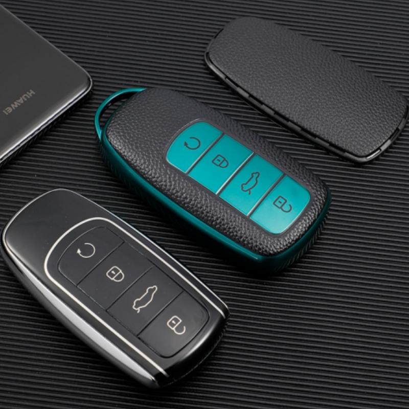 Для Chery Tiggo 8 Pro Tiggo 8plus New 5 Plus 7pro Мягкий ТПУ автомобильный чехол для смарт-ключа чехол в виде ракушки, сумка для ключей, протектор
