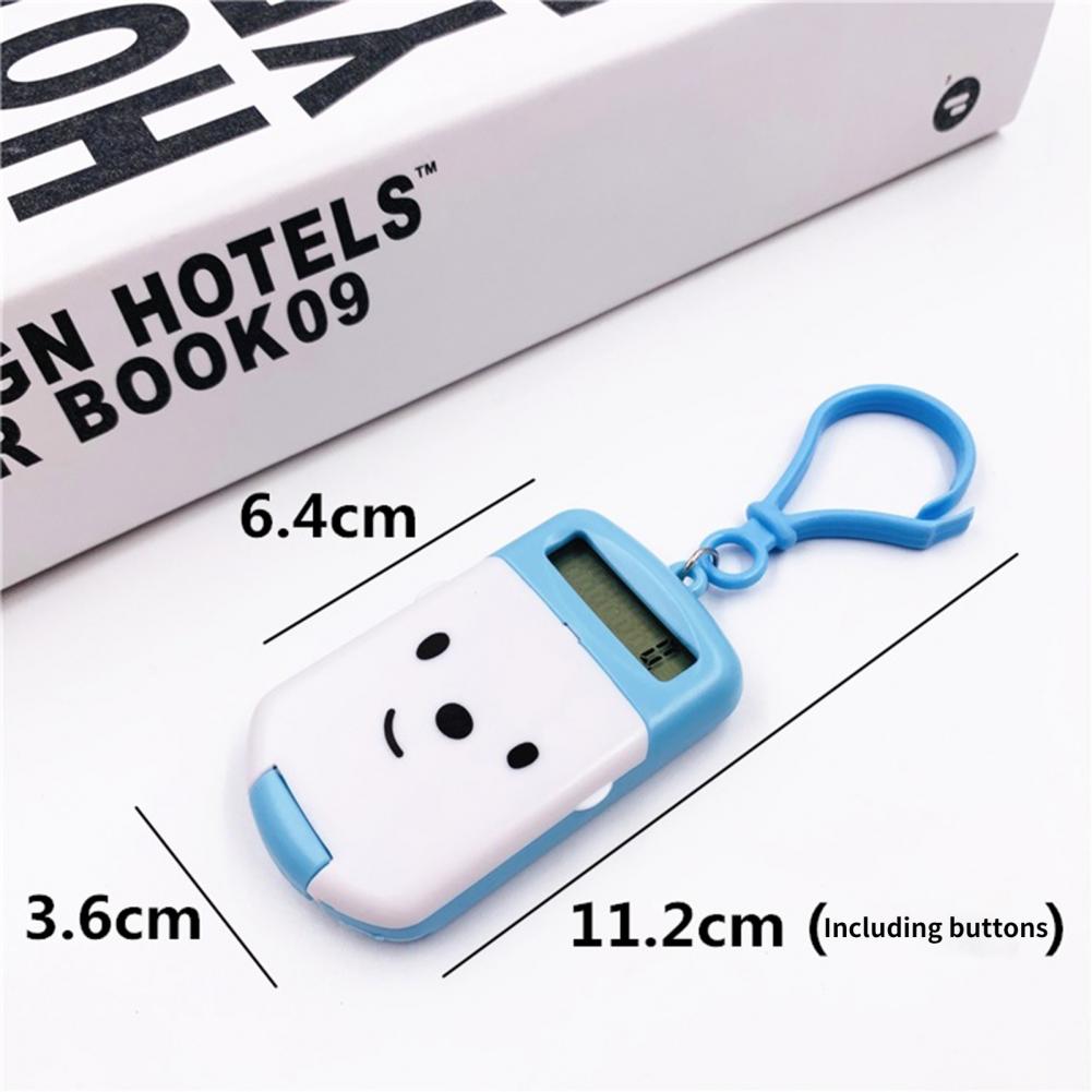 Useful Mini Calculator  Innovative Compact Calculator Keychain  Cartoon Digital Calculator with Key Ring