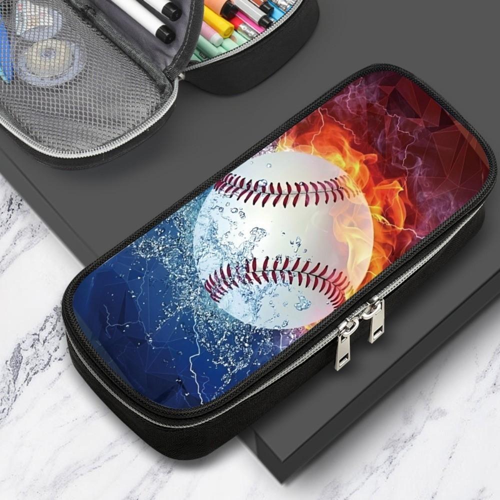 Sports Theme Soccer Pattern Pen Bag Soccer Pattern Multifunction Bag New Pencil Case  Gift