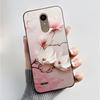 Чехол для телефона LG K10 2018/K11 2018/K11 Plus/K11+ Чехол Роскошный Модный Бабочка Цветок Мягкий ТПУ Черный Силикон Желейный Чехол