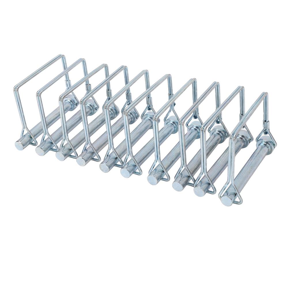 10Pcs Trailer Hitch Pin 5 16 Inch Rustproof Reliable Stable Trailer Coupler Pin for Hooks Power Output Shafts