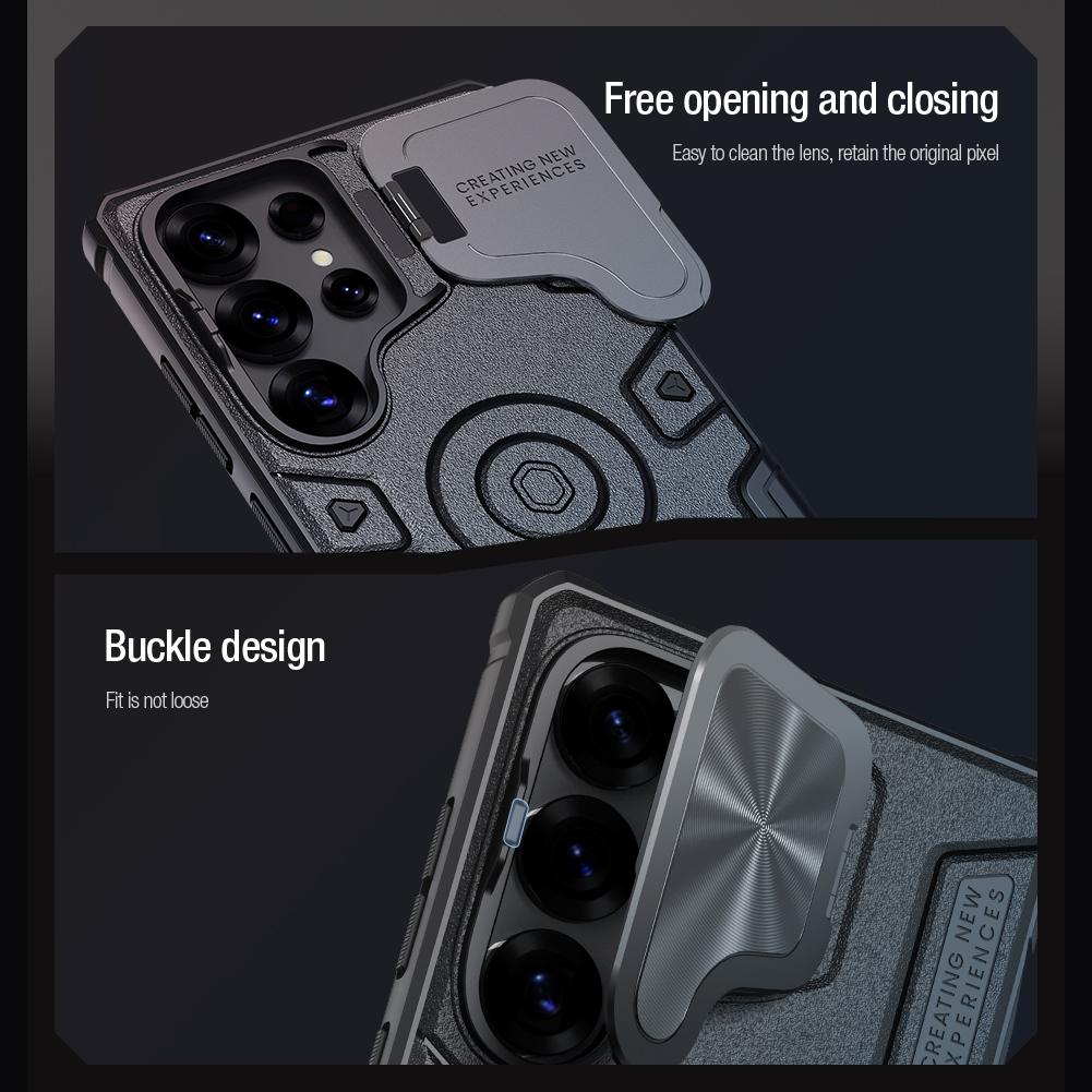 NILLKIN Для Samsung Galaxy S25 Ultra чехол для телефона CamShield Armor Prop магнитная защита камеры задняя крышка