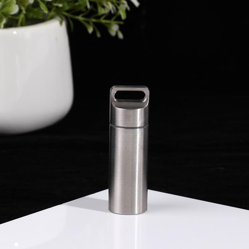 Титановый мини-водонепроницаемый контейнер для таблеток, портативный контейнер для таблеток, чехол для хранения таблеток