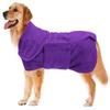 Dog Drying Coat Robe Towel Dog Bathrobe Absorb Moisture and Dry Pet Quickly Puppy Towelling Bathing Accessories
