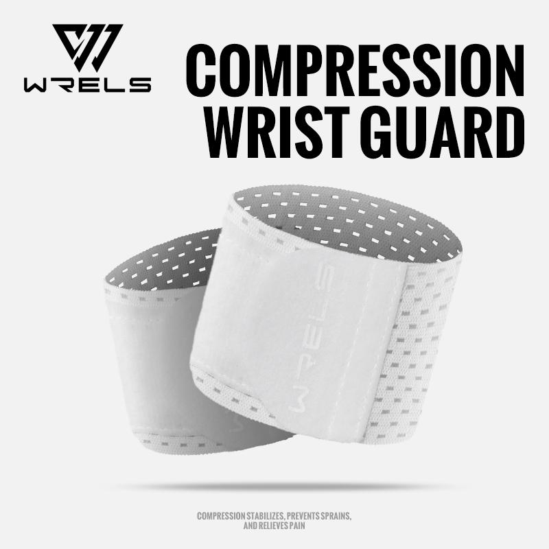 Wrels Wristband Wrapping Compression Sports Elastic Adjustable Wrist Guard Support Basketball Weight Training Wrist Wraps