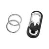 Ring Waist Buckle Metal Key Buckle Car Keychain Car Key Holder Double Ring  Keychain Keys Organizer