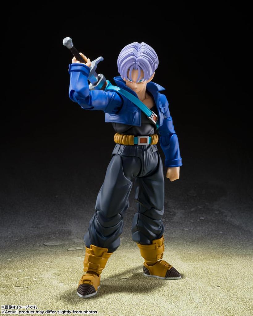 TAMASHII NATIONS Dragon Ball Z Супер Сайян Транкс, 140 мм, ПВХ АБС, Раскрашенная экшн-фигурка S.H.Figuarts - Мальчик Будущего- (Переиздание) приблизительно. &
