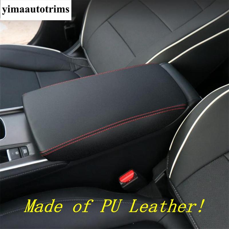 Accessories Fit For Honda Accord 2018 PU Leather Armrest Holster Protective Pad Mat Interior Refit Kit